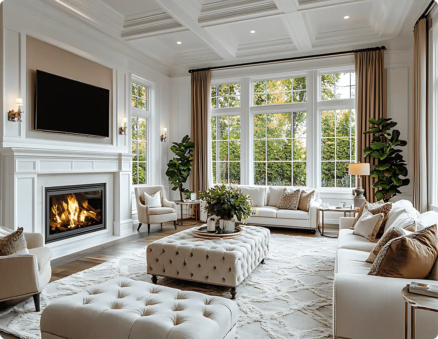 Exterior architectural rendering example