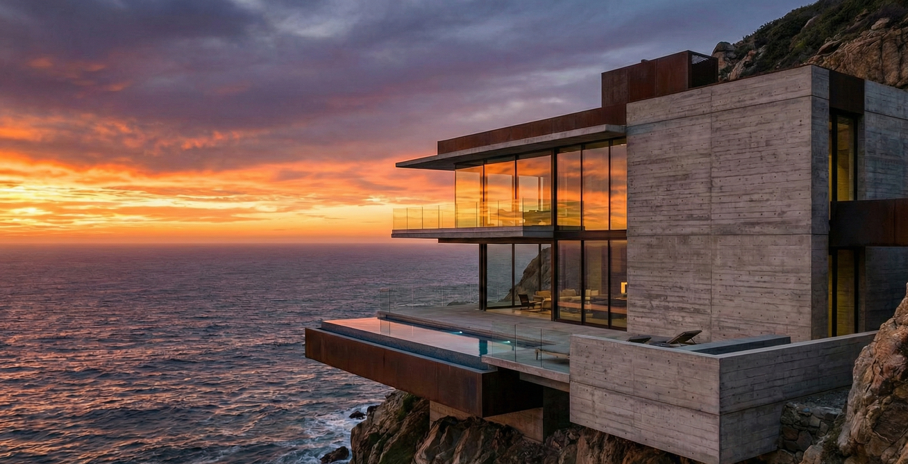 Fortress Hillside Home
